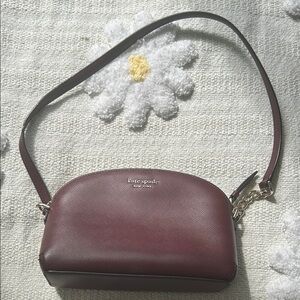 Kate Spade Burgundy Crossbody Bag Timeless Elegance